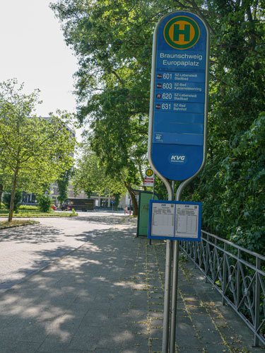 Haltestelle Europaplatz-Bahnsteig D